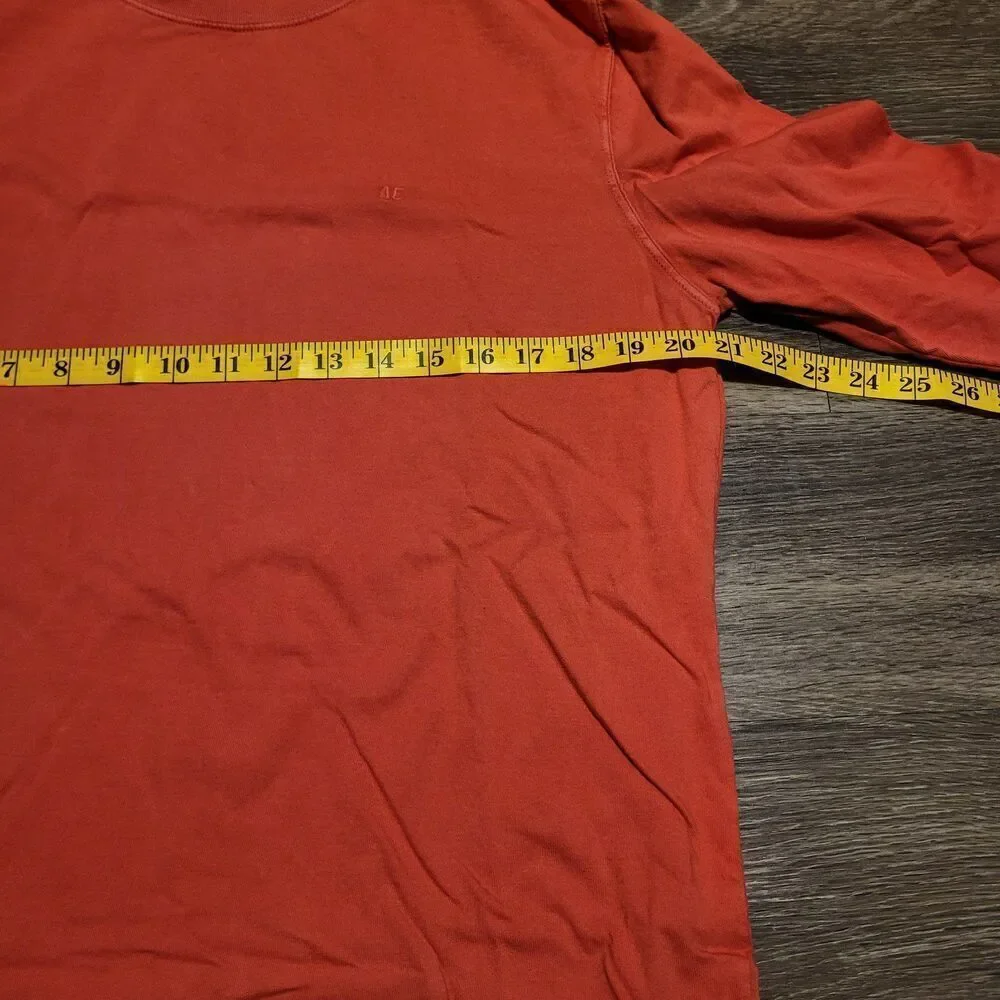 American Eagle Standard Fit Long Sleeved Basic Tee Shirt Men's Size Medium